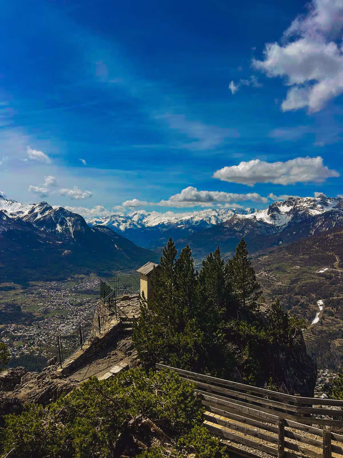 Panorama au dessus de Briançon