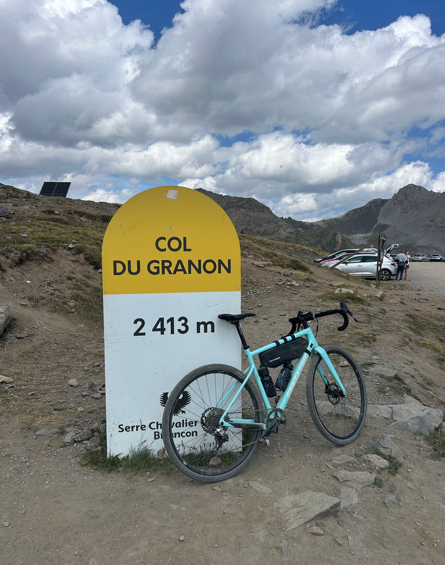 Vélo au Col du Granon, 2413 m